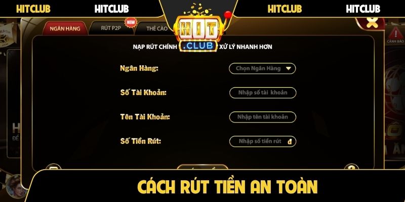 Cách rút tiền an toàn